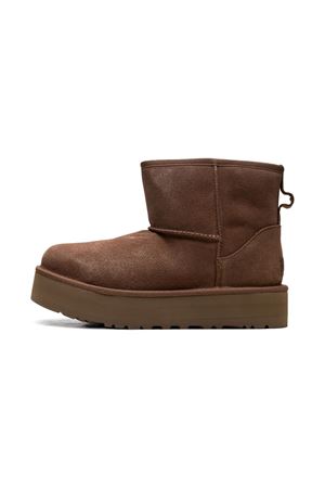 brown leather ankle-boots UGG KIDS | 1143700KCHE